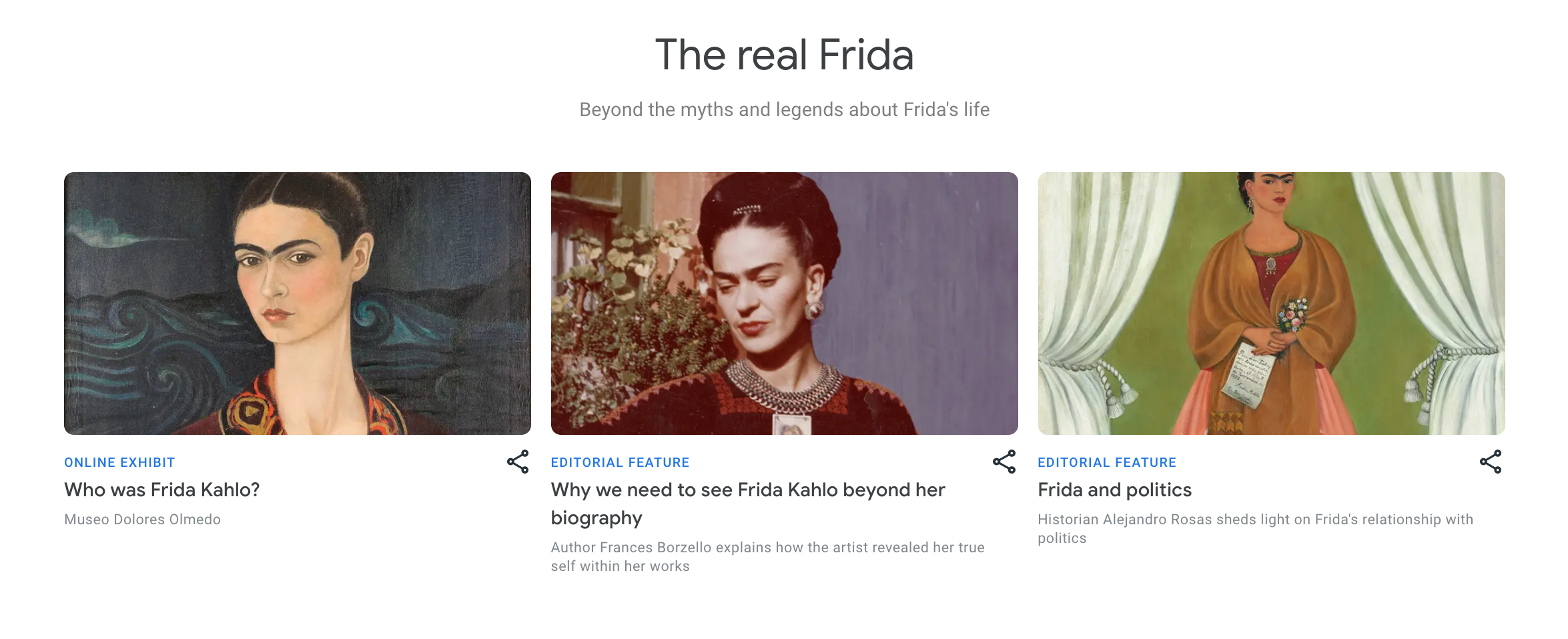 Google's New Virtual Exhibition Reveals a Deeper Layer of Frida