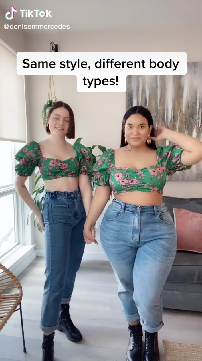 2 TikTokers Show How the Same Clothes Look on Different Body Types