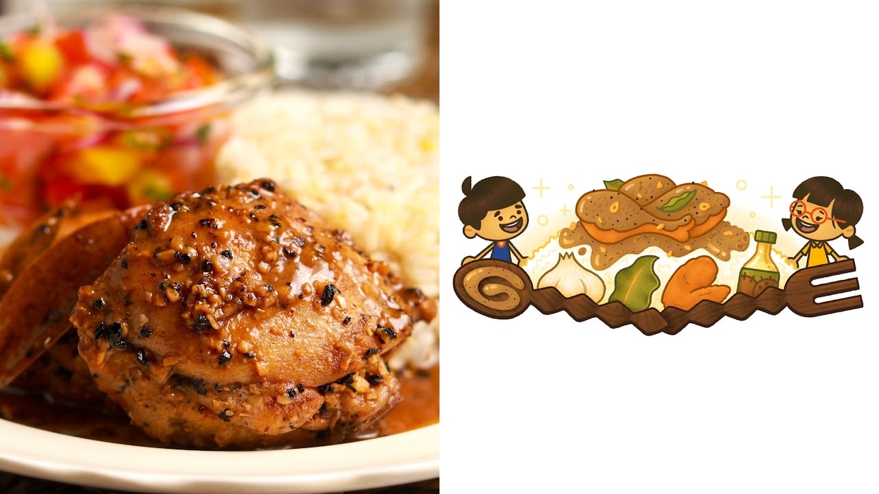 Google Doodle Filipino Adobo Chicken