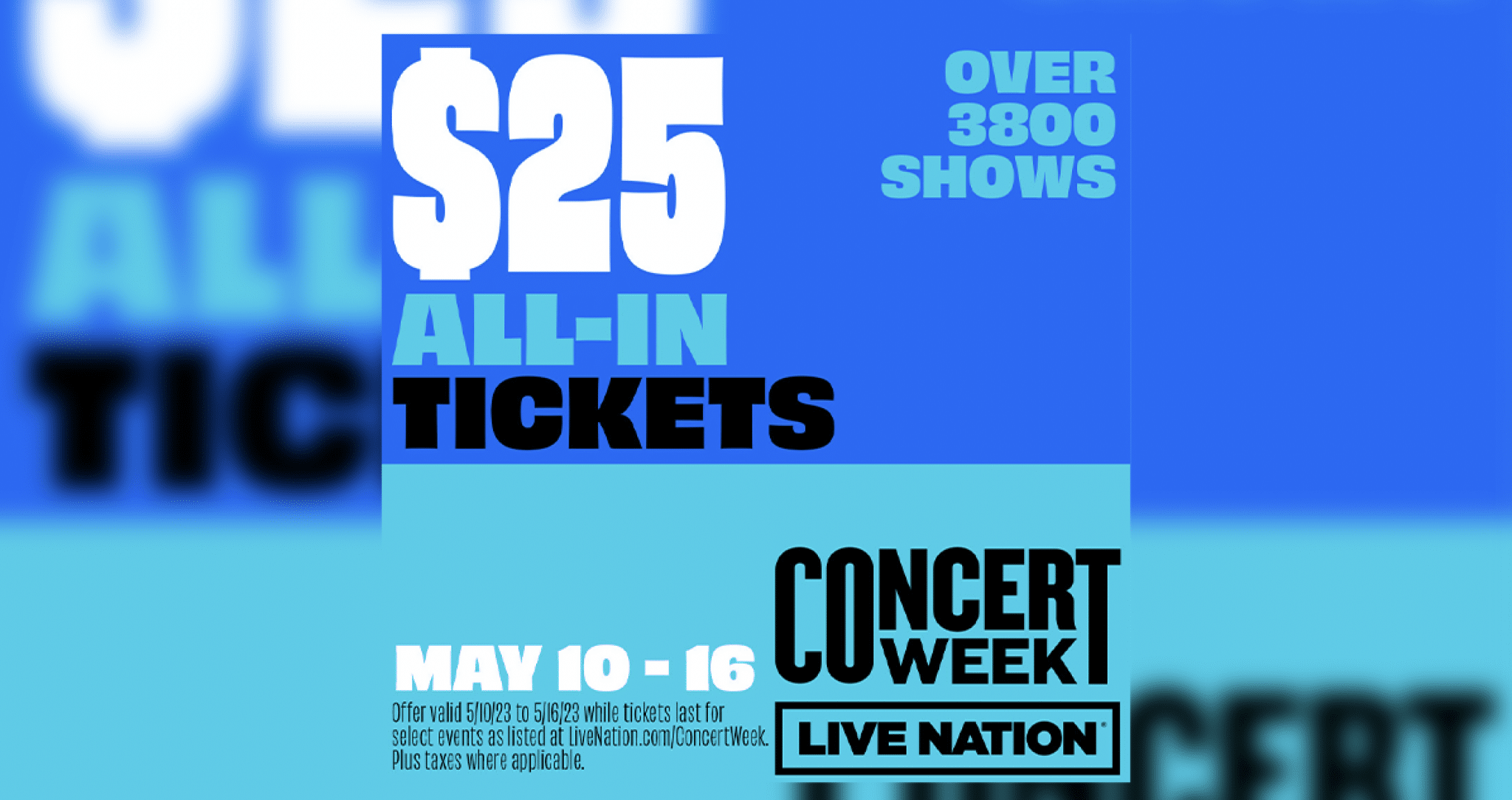 Bueno, Bonito, Y Barato: Live Nation Concert Week Is Back!