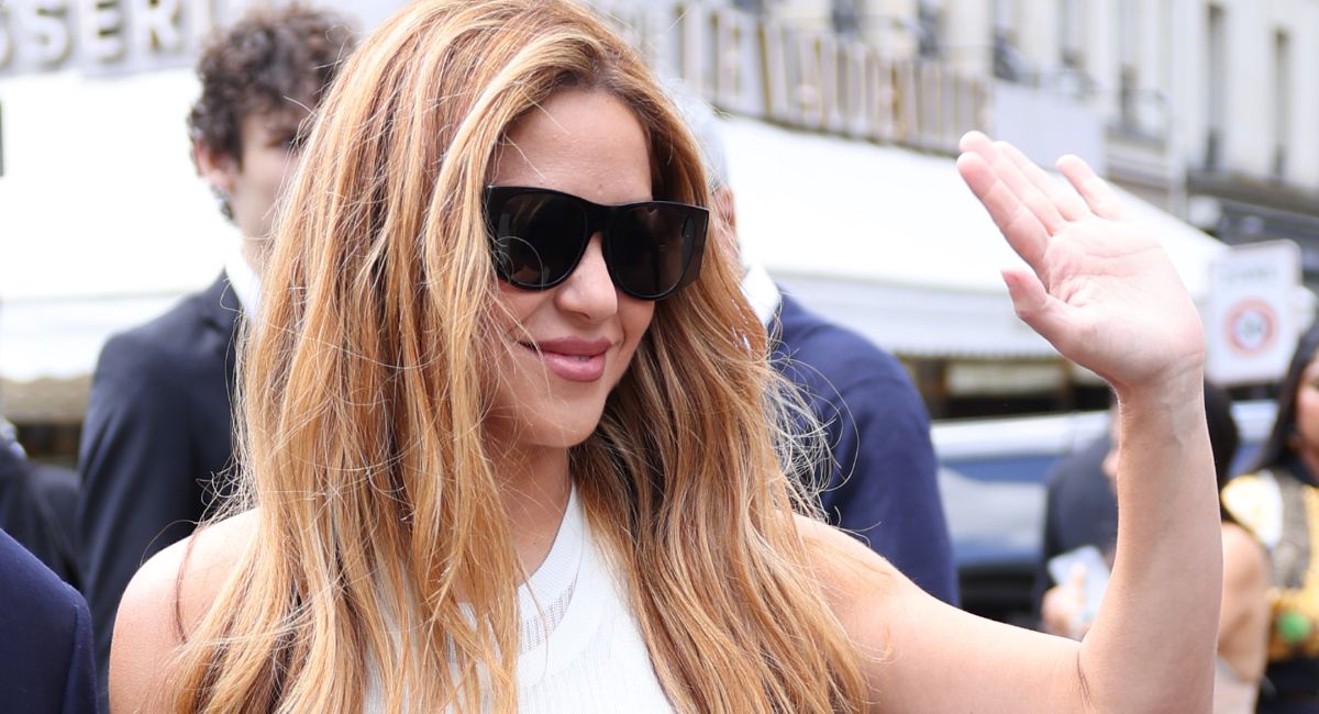 Shakira attended Lewis Hamilton's race at the British Grand Prix.