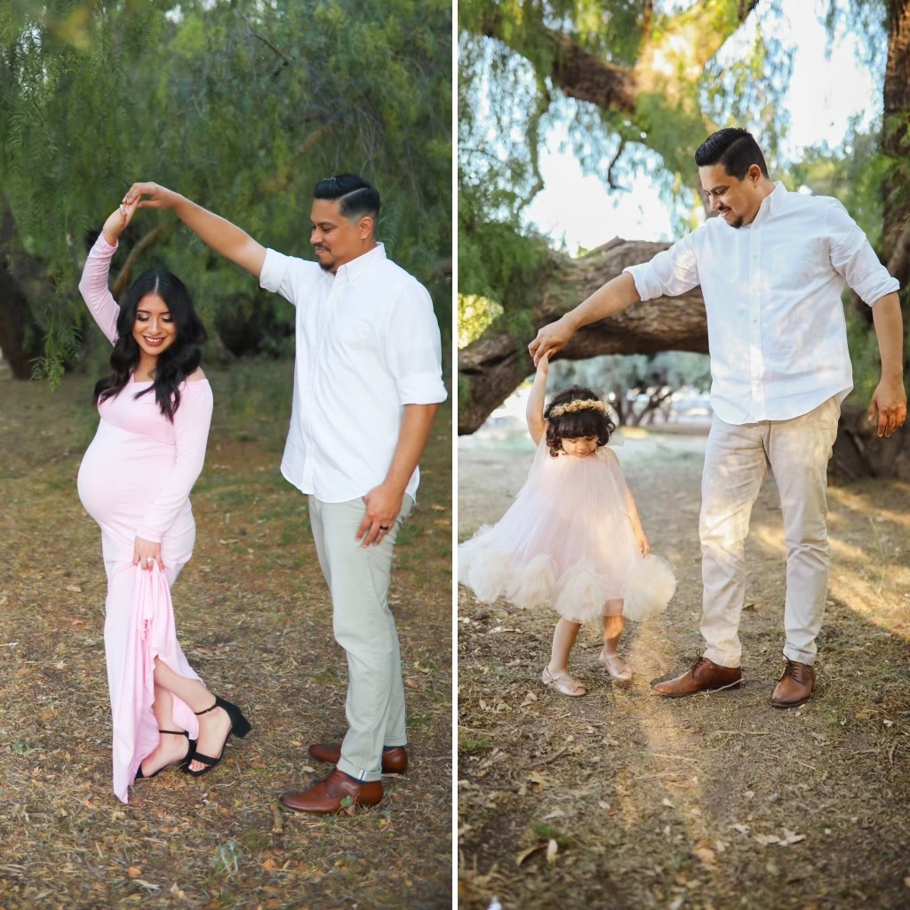 Husband Recreates Maternity Shoot with Daughter After Wife's Death