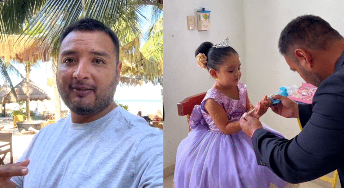 Dad Transforms Three-year-old Daughter Into a Disney Princess