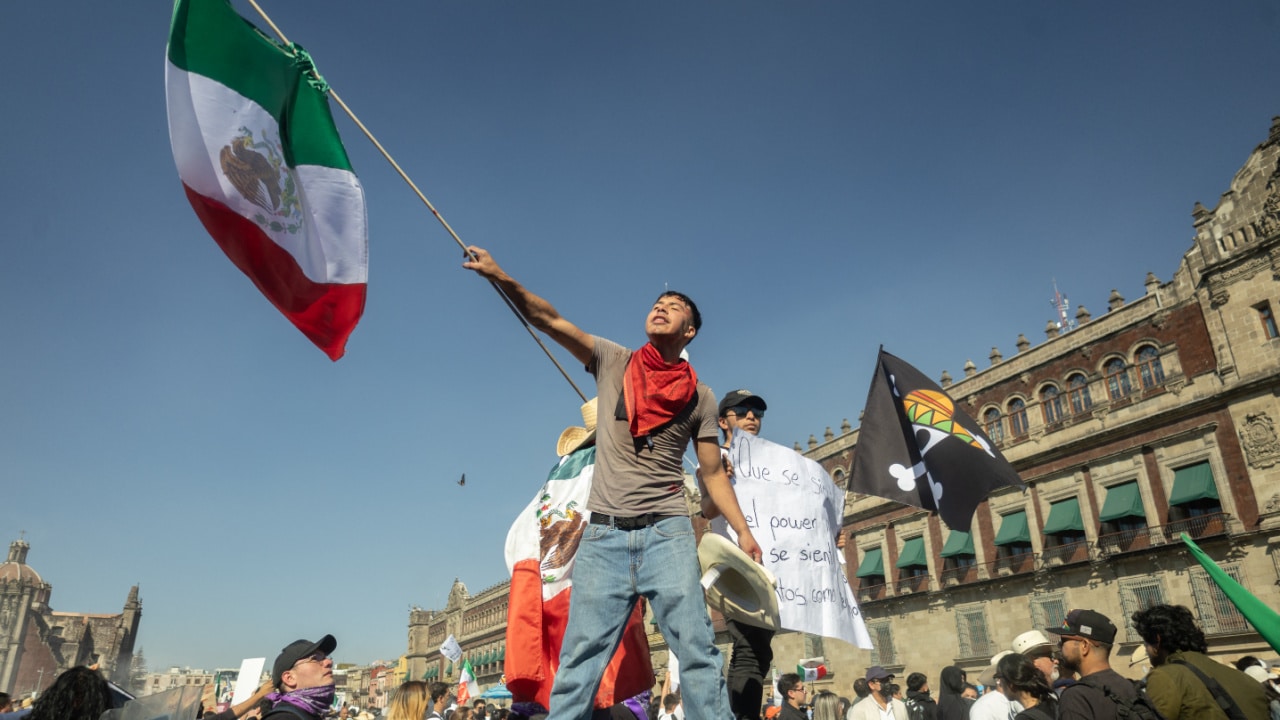 Gen Z Protests Sweep Mexico with Thousands Showing Up to Expose Government Corruption and Push for Safety
