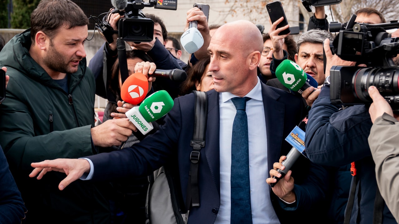 Luis Rubiales Gets Egged at His Book Launch by His Uncle