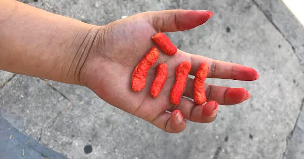 Cheetos Names The Cheesy Dust Left On Fingers